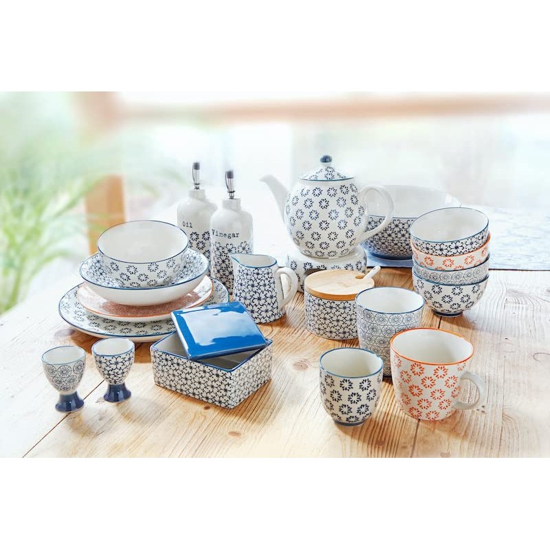 Bloomingville Ceramic Cups without Handle Kristina - colorful Mugs for