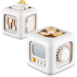 VORENUS Baby Toy from 1 Year, Montessori Toy for Baby 12-24 Months, 6-in-1 Baby Motor Skills Cube Toy, Montessori Sensory Toy for Toddlers, Boys, Girls 1-3 Years