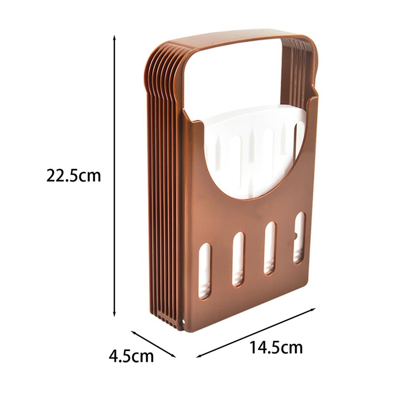ANCLLO Bread Slicer Foldable Slicer Toast Slicer Divider Adjustable Slice
