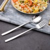 YFWOOD Mixed Cutlery Set, Dinner Spoons x 2 and Dinner