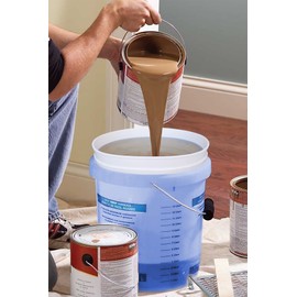 Hosrnovo Paint Strainer,White Large 250 Micron Resin Fine Mesh Screens Fits 5 Gallon Bucket Reusable Paint Filters for Oil Water Based Paint Latex and Ink