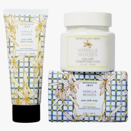 Beekman 1802 3-Piece Bath and Body ~  Vanilla Woods  Bath & Body Collection