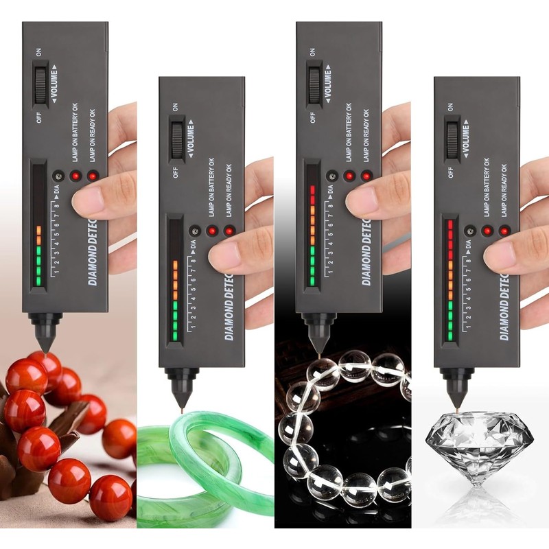 Diamond Tester, Professional Jewelers' Gemstone Detector, High Accuracy Diamond Checker