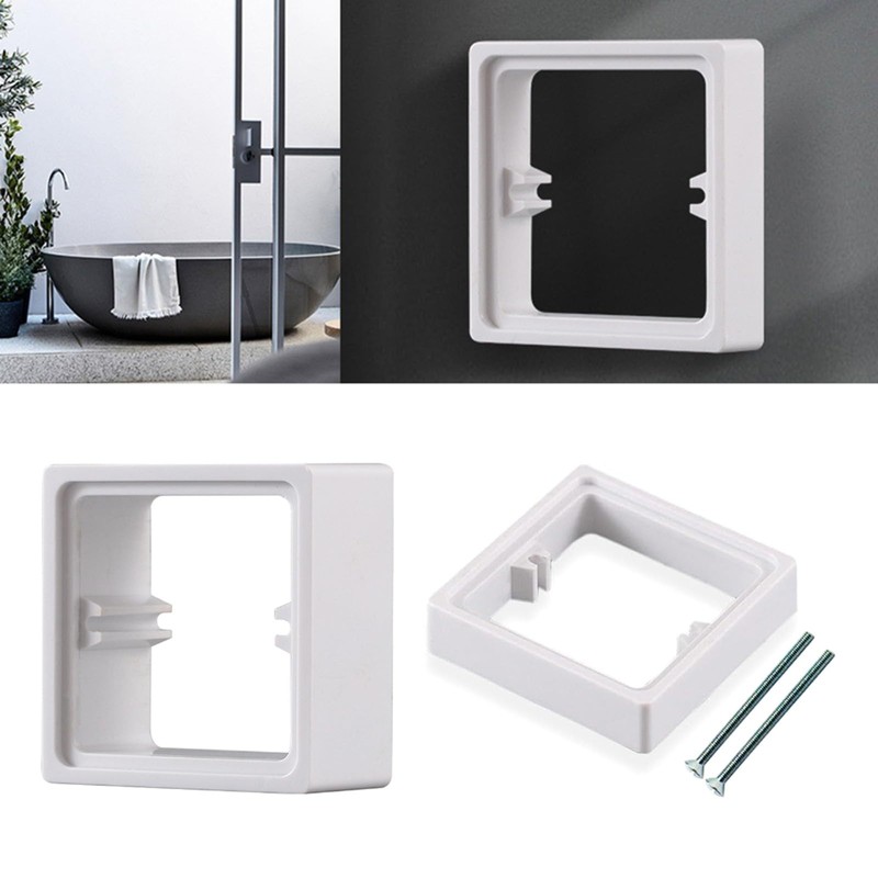 JDIEOQA 20mm Single Socket Spacer, Square Spacer Socket Surround Cover