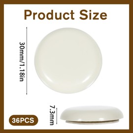 1-1/4" Furniture Sliders for Carpet & Hardwood Floors 36 Pcs Furniture Moving Pads Chair Sliders Self Stick Table Leg Pads for Quickly and Easily Move Any Item and Protect The Floor