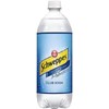 Schweppes Club Soda, 33.8 Oz Bottle (Pack of 6, Total
