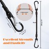 Bungee Cords with Carabiner Clips, 4 Pack 200cm Long Heavy