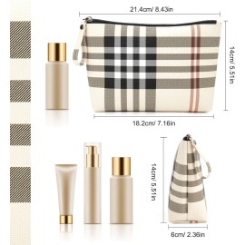 MAANGE Small Makeup Bag for Purse Cosmetic Bags for Women Pu Leather Makeup Pouch