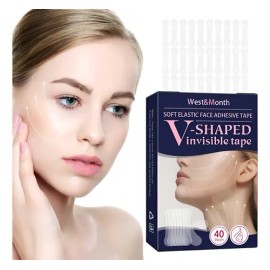 40 Parches V Cuidado Facial Invisibles Arrugas Papada Piel F                                                                                          