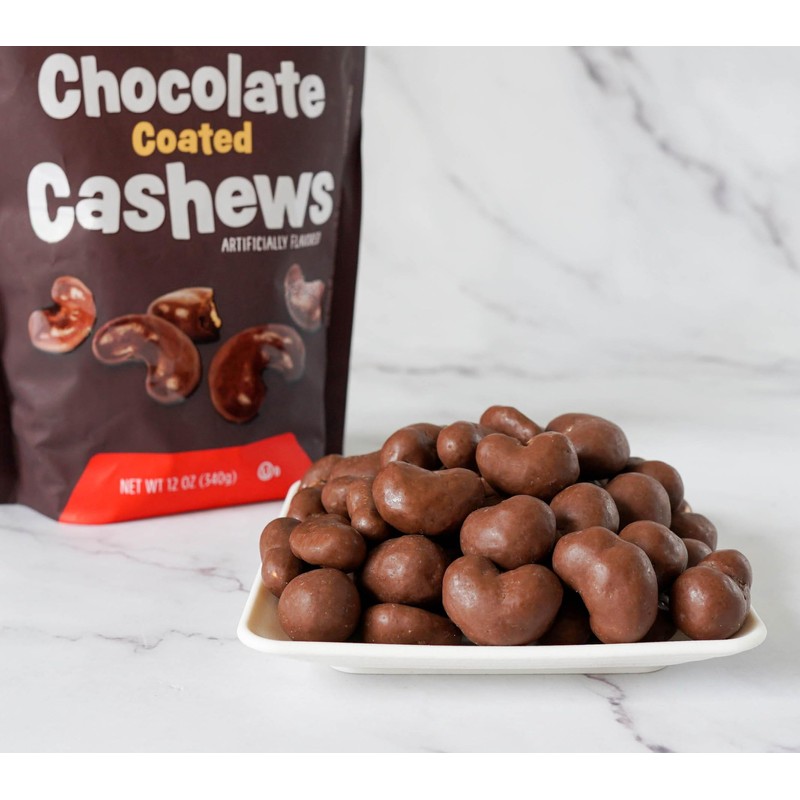 Platinum - Chocolate Coated Cashews 12 oz Resealable Pouch |