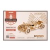 Robotime MC401 Vintage Grand Prix Wooden Cars, 22.8 x 15.3