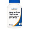 Nutricost Magnesium Glycinate Capsules (180 Capsules, 210 mg Per Serving)