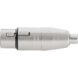 Pronomic AD-CFXF Adaptor - RCA Female to XLR Female - Ready Wired and Ready to Use - Robust Construction - Die-Cast Metal Housing