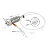 3D Printer Hotend 0.4mm Brass Nozzle Even Heating Smoothly Output