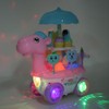 Electric Ice Cream Trolley Cart Pretend Play Food Dessert Children