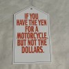 Lot Of 5 Harley Davidson Hang Tag Sales Postcard Promo