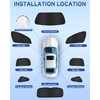 8PCS Window Shades for Ford Escape(2020-2025) Accessories – Full Coverage