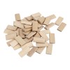 50Pcs Beech Wood Domino Tenon Stopper for Crafting Woodworking Furniture
