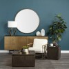 Homeroots 3" Gold Metal Decorative Orb Tabletop Sculpture