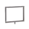 Rectangular Retail Rack Chrome Frame Magnetic 5.5" x 7" Sign