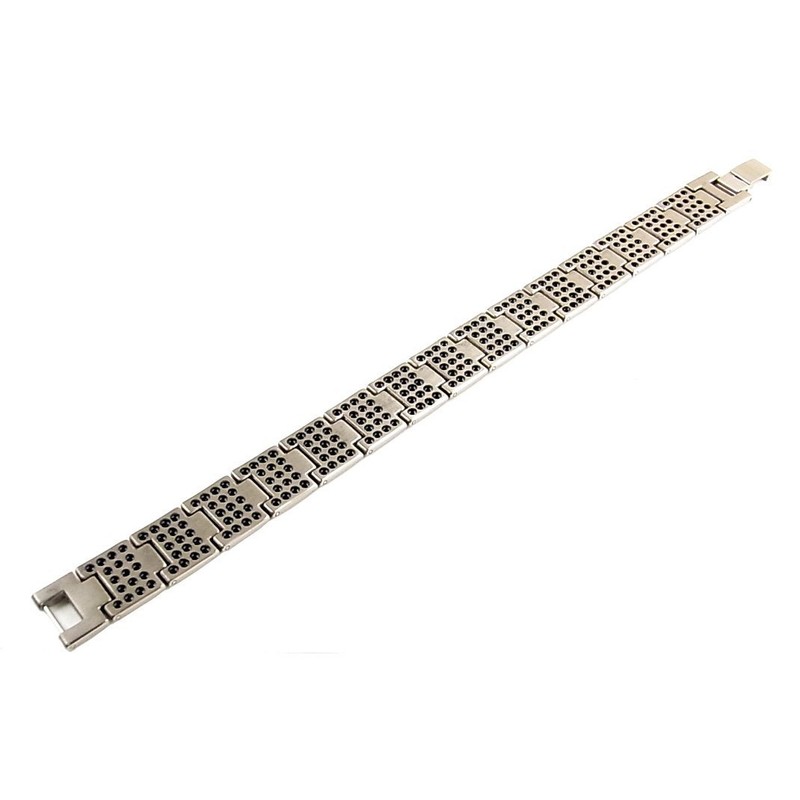 « Titanium > Premium Germanium Bracelet ◇ Germanium 255 Stone