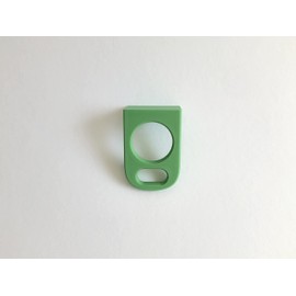 dddpp.lab Multi-Purpose Lens Case Holder for Clear Care Solutions - Glasses Compartment Included (1 Person, Green)