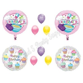 LITTLE CHEF BAKING KITCHEN PLAYTIME Birthday Party Balloons Decoration Supplies