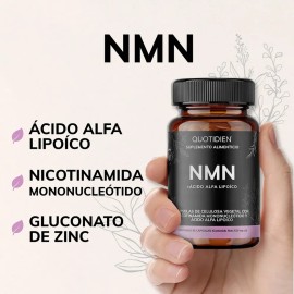 Quotidien | Nmn (nicotinamida Mononucleótido) 300mg + Acido Alfa Lipoico + Glicinato De Magnesio (magnesium Glycinate) + Gluconato De Zinc + Calcio - 