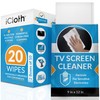 iCloth XL Screen Cleaning Wipes, Lint-Free and Streak-Free, Fast-Drying, Removes
