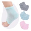 VERALY.MX Calcetines Sin Dedos Talonera Algodón Cuidado Pies 3 Pares