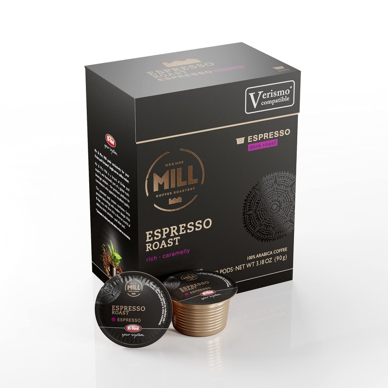Mr and Mrs Mill Dark Roast Espresso K-fee® & Starbucks®