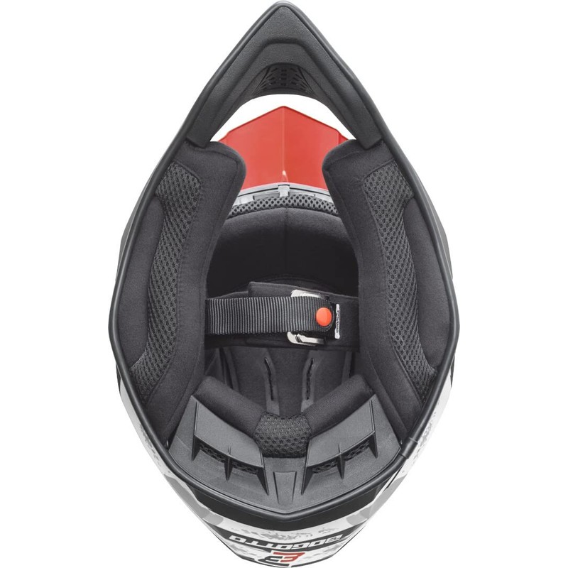 Bogotto V337 Wild-Ride Cross Helmet (Red/Black/White, XXL)