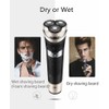 POVOS PQ8300 Waterproof 3D Floating Triple Blades Electric Shaver for