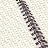 Cemiplus 2 Pack A4 Grid Spiral Notebook, Kraft Cover 5mm