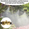 KUWAN 30pcs Brass Misting Nozzles for Cooling System 0.019" (0.5