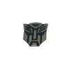 3D Transformers Autobots Optimus Prime Gloss Black Metal Emblem Badge