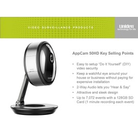 Uniden Home Security Camera 1080P Video WIFI Wireless Security Monitor APP Night Vision