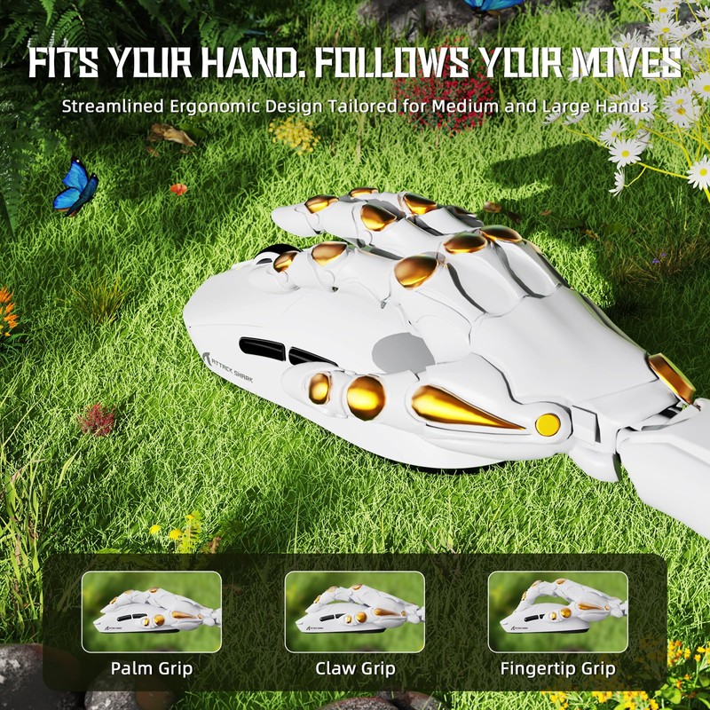ATTACK SHARK X8 SE Wireless Gaming Mouse,55g Ultra-Lightweight Wired/BT/2.4GHz Wirelss