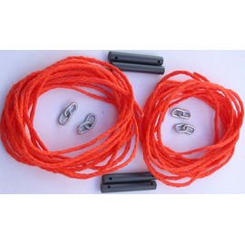 Home Court Portable Set Guy Line Ropes - RDLG (Orange)