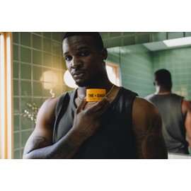 The Shop by LeBron James Men's Smoothing Hair Pomade, Medium Hold & Natural Finish with Mango Seed Extract, Tames Frizz & Adds Shine, Ideal for All Hair Types, Moisturizing & Non-Flaking, 3.4 Fl Oz