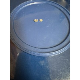 4.86X2.57MM 14K White Gold Medium Push Back For Stud Earring USA.