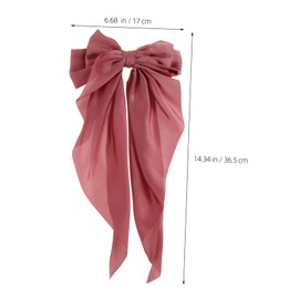 minkissy 2pcs Elegant Bow Hair Clips for Women Soft Durable Hair Bows Quick and Easy Application for Any Occasion