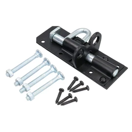 4"/100mm Brenton Bolt Latch Sliding Lock Gate Shed Door Padbolt & Fixings