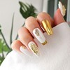 Gold Nuance Handmade Nail Tips - Oval / 골드 뉘앙스