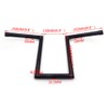 XKMT- Motorcycle Universal Drag 10-1/2" Rise 1" Ape Hanger Z-Bar
