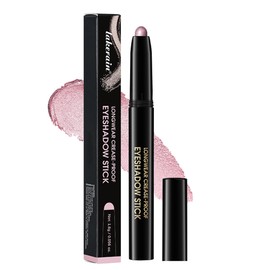 Eyeshadow Stick Waterproof, Cream to Powder Long Lasting Eye Shadow Stick Buildable& Blendable,Shimmer Matte Crayon Eyeshadows Pencil Eyes Highlighter Eyeliner Sticks Makeup,Vegan & Cruelty-Free-08