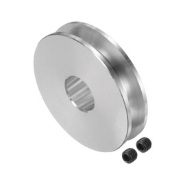 Kozelo V-belt pulley - [12 mm bore x 41 mm outer diameter] aluminium alloy V-groove drive pulley for 3-5 mm PU round belt for many existing drive constructions