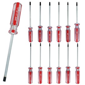 HARSKIYER 13 Pack Torx Screwdriver Set, Magnetic Head Screwdriver with Insulated PVC Handle, Security Torx Screwdriver for Repairing DIY (T4 T5 T6 T7 T8 T9 T10 T15 T20 T25 T27 T30 T40)