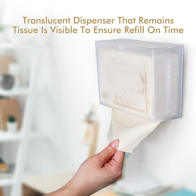 DrDirt Bamboo Multifold Paper Towels - Five-Fold Design, Sustainable, Soft