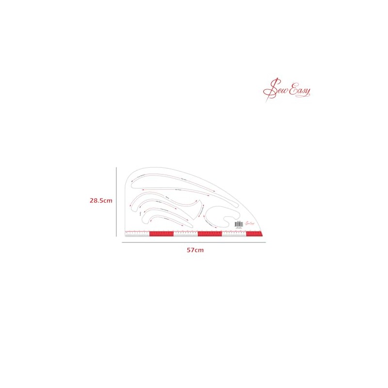 Sew Easy Tailor Designer Ruler Template – All Sizes Quilting